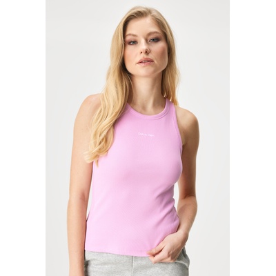 Calvin Klein Дамско памучно горнище на пижама Calvin Klein Graphic (LV00QS7571_top)
