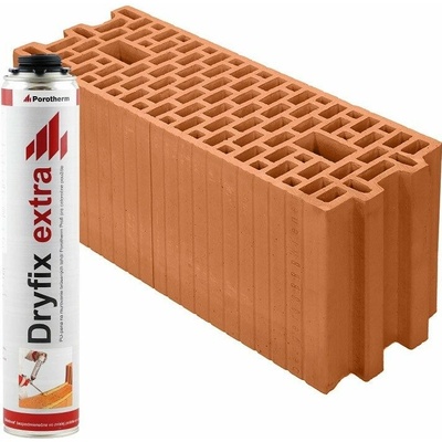 Wienerberger Porotherm 20 Profi brúsená tehla Lepenie tehál: na lepiacu penu Dryfix (pena v cene)