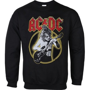 Plastic head мъжки суитшърт без качулка ac/dc - angus signature - черен - plastic head - ac0022sw