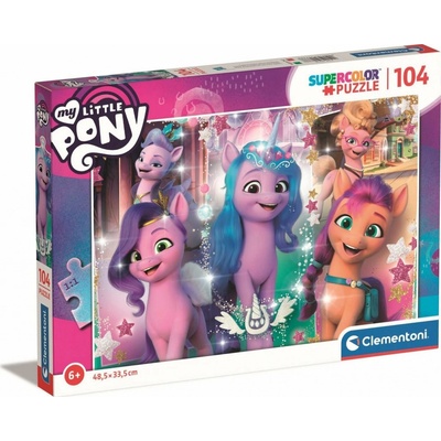 CLEMENTONI My Little Pony: Zářivě elegantní 104 dílků