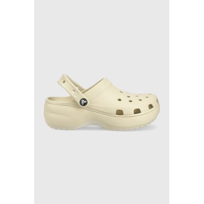 Crocs Чехли Crocs Classic Platform Clog Classic Platform Clog W в бежово с платформа 206750 (206750.2Y2)