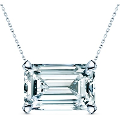 SAVICKI Колие Share Your Love: бяло злато, лабораторни диаманти с шлифовка