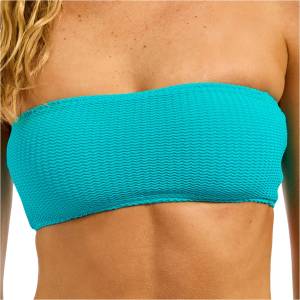 Seafolly Дамско бикини горнище Seafolly Women's Sea Dive Tube Top Bikini top - Caribbean Blue - размер 44 (EU) (150-2465-1117)