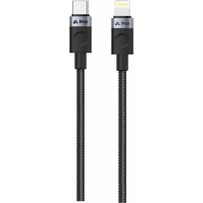 iPEAX 90010102 USB-C/Lightning 1m černý