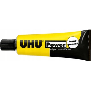 UHU POWER TRANSPARENT číre kontaktné lepidlo 45 ml