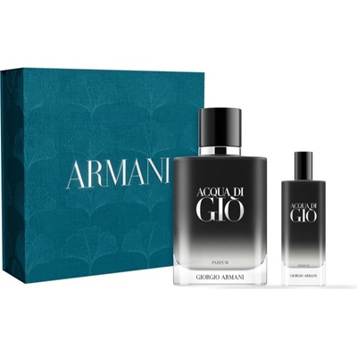 Armani Acqua di Giò Armani Acqua di Giò Parfum parfém plnitelná 100 ml + parfém 15 ml