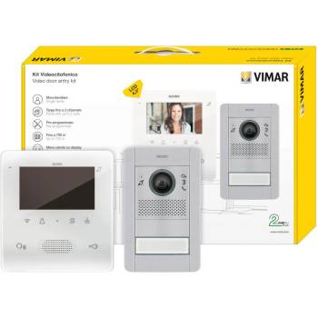 Vimar K7559G. 01 Еднофамилен видеодомофонен комплект, 4, 3" hands-free цветен LCD дисплей, (K7559G.01)