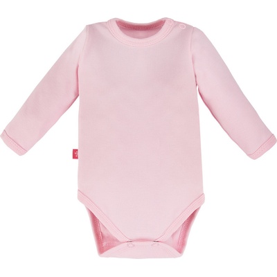 EEVI Kojenecké body s dlouhým rukávem Run&Fun světle růžová
