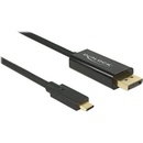 Delock DL1062 USB Type-C™ male > Displayport male (DP Alt Mode) 4K 60 Hz, 1m, černý