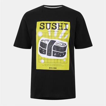 Threadbare Тениска Threadbare Men's Regular Fit T-Shirt - Black