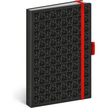 Notique Бележки Teribear, черни, с подплата, 9 x 13 cm NOTIQUE | Cheren | Home | UNI