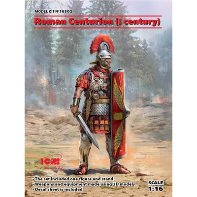 ICM Roman Centurion 1 fig. and stand 1:16