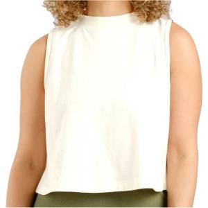 DEDICATED Дамски топ DEDICATED Women's Top Namsos Hemp Top - Whisper White - размер XL (916-1394-0715)