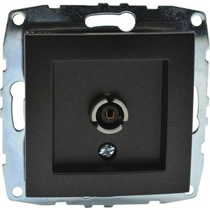 VITO РОЗЕТКА tv КРАЙНА mono despina ГРАФИТ (mn-500-002005-138)