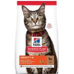 Hill's Суха храна за котки в зряла възраст от 1 до 6 години Hill's Science Plan Feline Adult, с агнешко - 10 кг