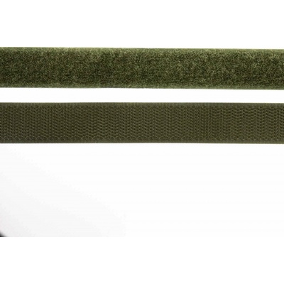Pro Háčkování Suchý zip, 20 mm, komplet khaki