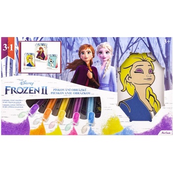 Lowlands Pískování obrázku Ledové království II Frozen II 3v1 v krabici 33x19x2 5cm
