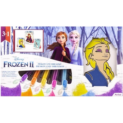 Lowlands Pískování obrázku Ledové království II Frozen II 3v1 v krabici 33x19x2 5cm – Zbozi.Blesk.cz