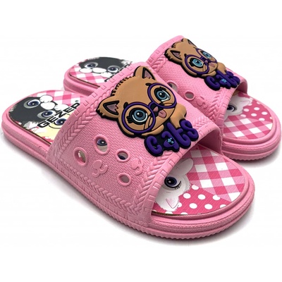 Gezar Cats dětské pantofle růžová – Zbozi.Blesk.cz