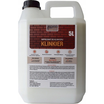 Silikonový impregnace na klinker Ardaso 5 l bílá