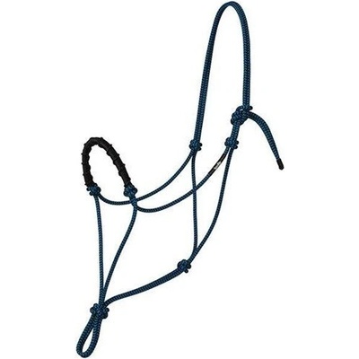 WEAVER Provazová ohlávka Stacy Westfall modrá/černá – Zboží Dáma
