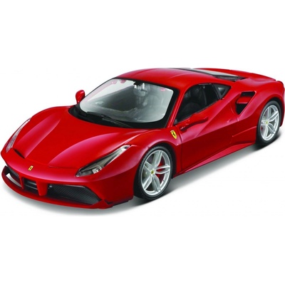 Maisto Kit FERRARI Ferrari 488 GTB model ke skládání červená 1:24