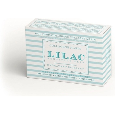 Lilac zpevňující mycí kostka s mořským kolagenem 100 g