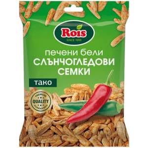 Rois Печени бели слънчогледови семки Тако Rois 75гр