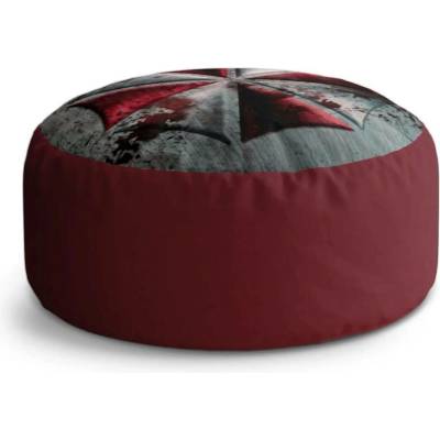 Sablio Taburet Circle Resident Evil Umbrella Corporation Steel: 38x48 cm