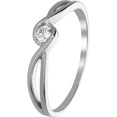 Zlaton Prsten bílé zlato s diamantem 000272202232
