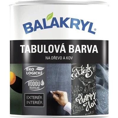 Balakryl tabulová barva 0,7 kg černá