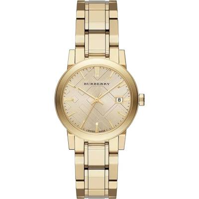 Burberry Дамски часовник Burberry The City BU9134, INOX, Златен / Кафяв (BU9134)
