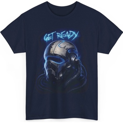 Sci-fi tričko s potiskem Get Ready Futuristic Alien Připravte se na budoucnost! Unisex tričko Navy – Hledejceny.cz