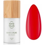 NaniNails Simly Pure гел лак за нокти с използване на UV/LED лампа цвят Fresh Red 5ml