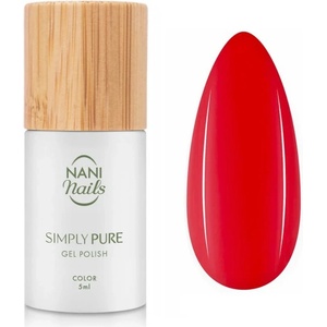 NaniNails Simly Pure гел лак за нокти с използване на UV/LED лампа цвят Fresh Red 5ml