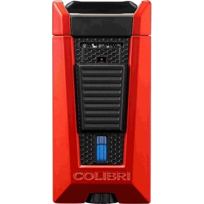 COLIBRI Zigarren-Feuerzeug Stealth II rot/schwarz Laser
