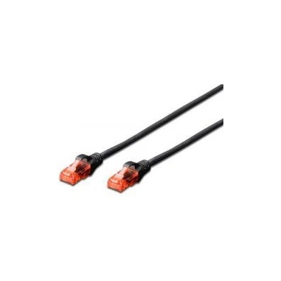 Digitus DK-1612-020/BL Patch, Premium UTP, Cat6, 2m, černý