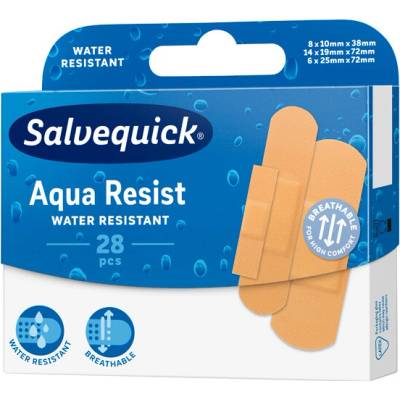 SALVEQUICK AQUA RESIST NÁPLASTI 28 KS