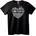 NOONEBRAND Тениска Juneteenth сърце - M, Black