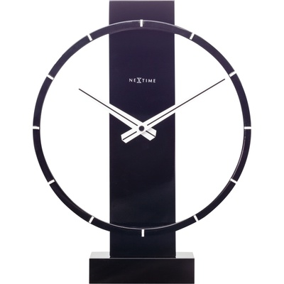 NeXtime Настолен часовник Carl Small черен (5226ZW)