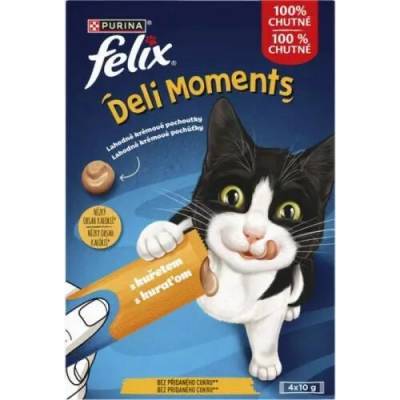 Felix Delimoments s príchuťou kurčaťa 4x10 g