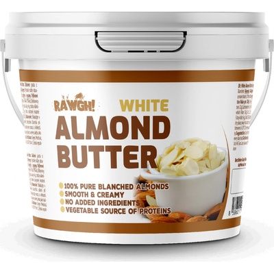 BioMedical White Almond Butter máslo z loupaných mandlí Natural 1 kg
