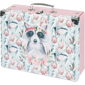 BAAGL Сгъваемо училищно куфарче Миеща мечка с обков