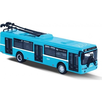 Rappa Kovový trolejbus DPO Ostrava modrý 16 cm