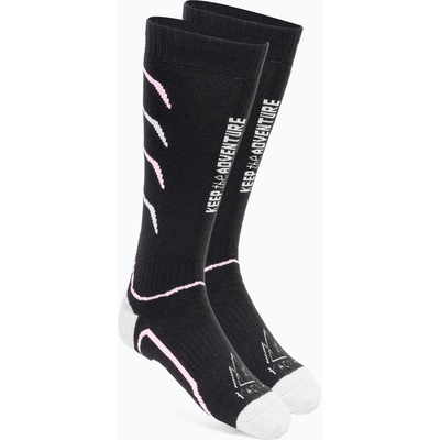 KADVA Дамски скиорски чорапи KADVA Woolan W black