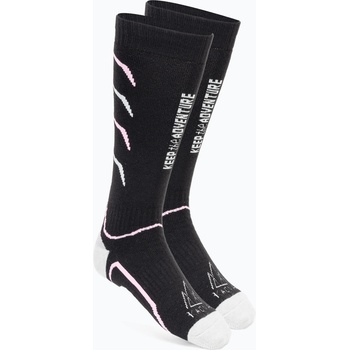 KADVA Дамски скиорски чорапи KADVA Woolan W black