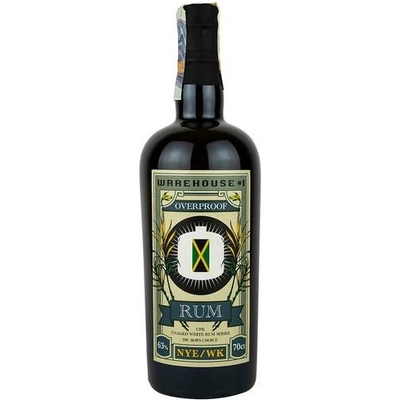 Warehouse #1 Overproof White Rum NYE/WK 63% 0,7 l (holá láhev)