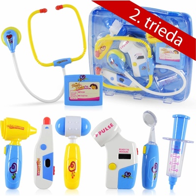 Doctor XA9181-blue Lékařský kufřík s příslušenstvím 8ks – Zboží Dáma