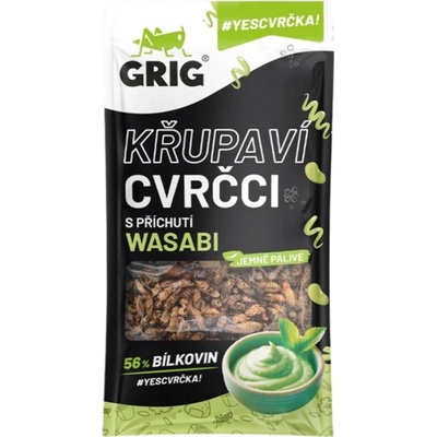 Grig křupaví cvrčci wasabi 13 g