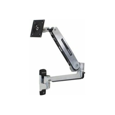 ERGOTRON LX Sit-Stand Wall Mount LCD Arm, Polished - flexibilní nástěnný držák pro minitor (45-353-026)